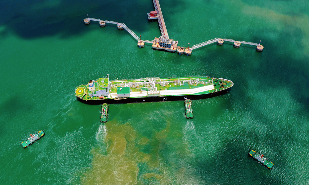 中国海油湄洲湾“绿能港”累计接卸LNG超5000万吨